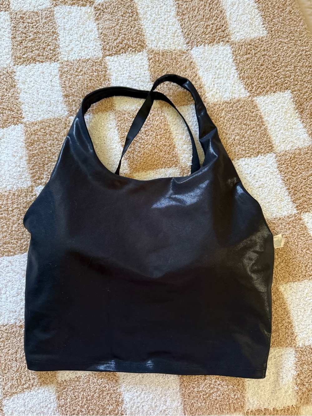 Old Navy Black Scoop Neck Tank Top